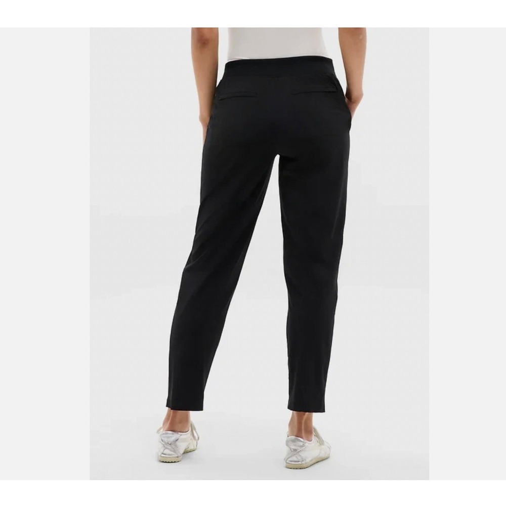 Athleta NWT Brooklyn Ankle Pant Black Plus Sz 24 Pull On Active Lightweight City - Picture 3 of 16